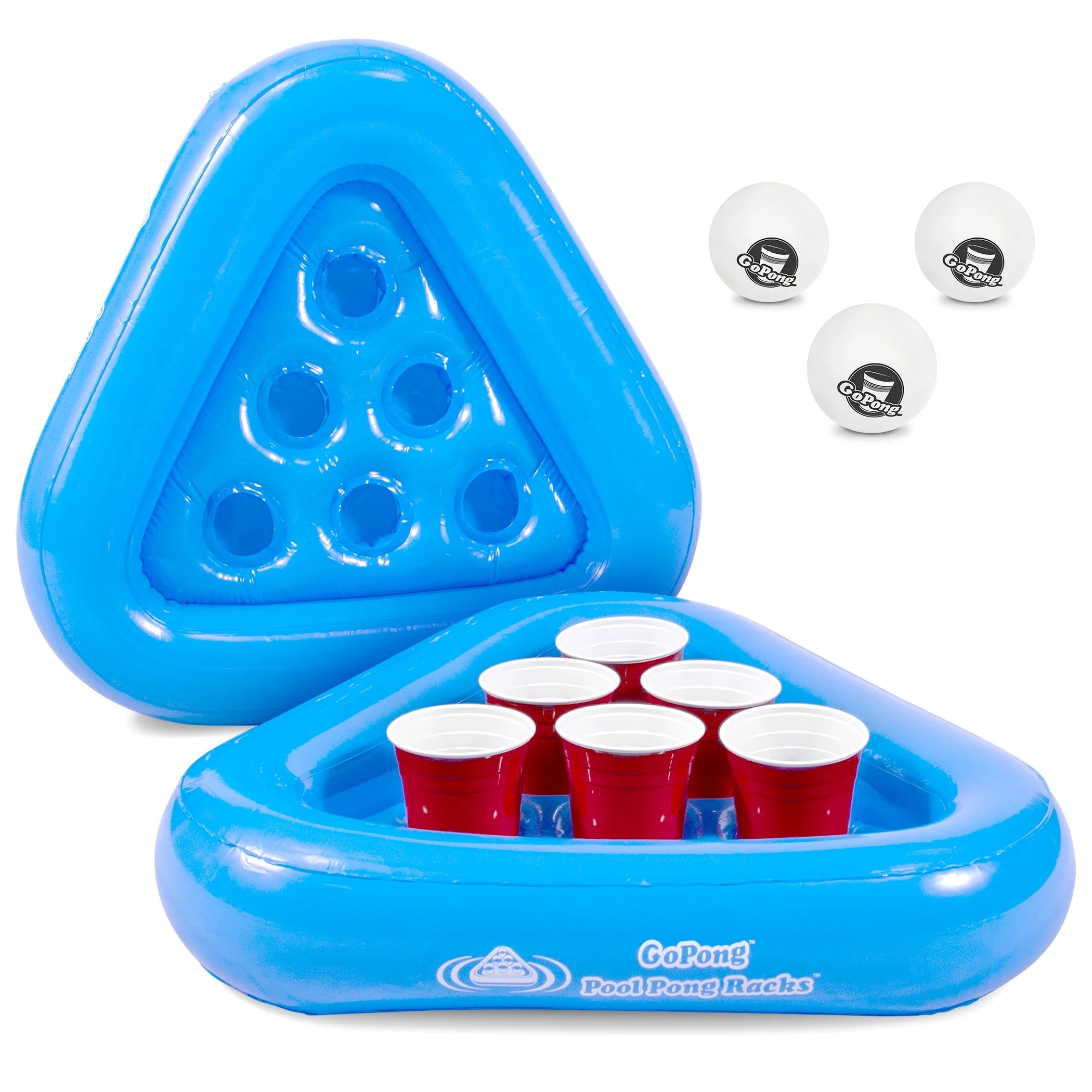 Gopong Pool Rack Floating Beer Pong Pool Game (5 Pieces)