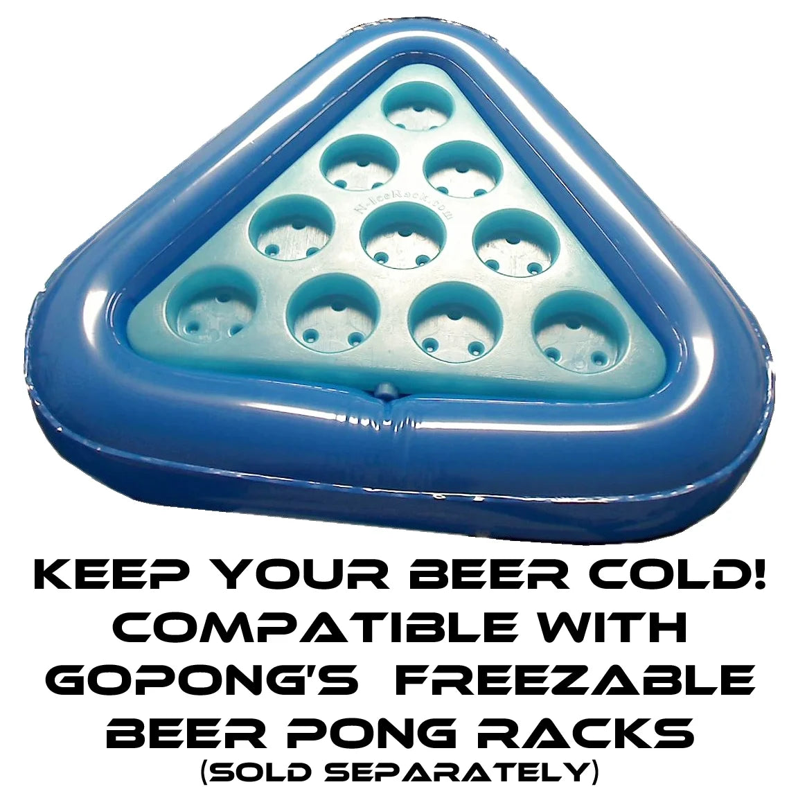 Gopong Pool Rack Floating Beer Pong Pool Game (5 Pieces)